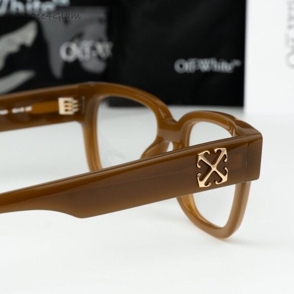 Off-White Men Eyeglasses Mud Square OERJ059 STYLE 59 7400 NEW AUTHENTIC - Picture 5 of 8